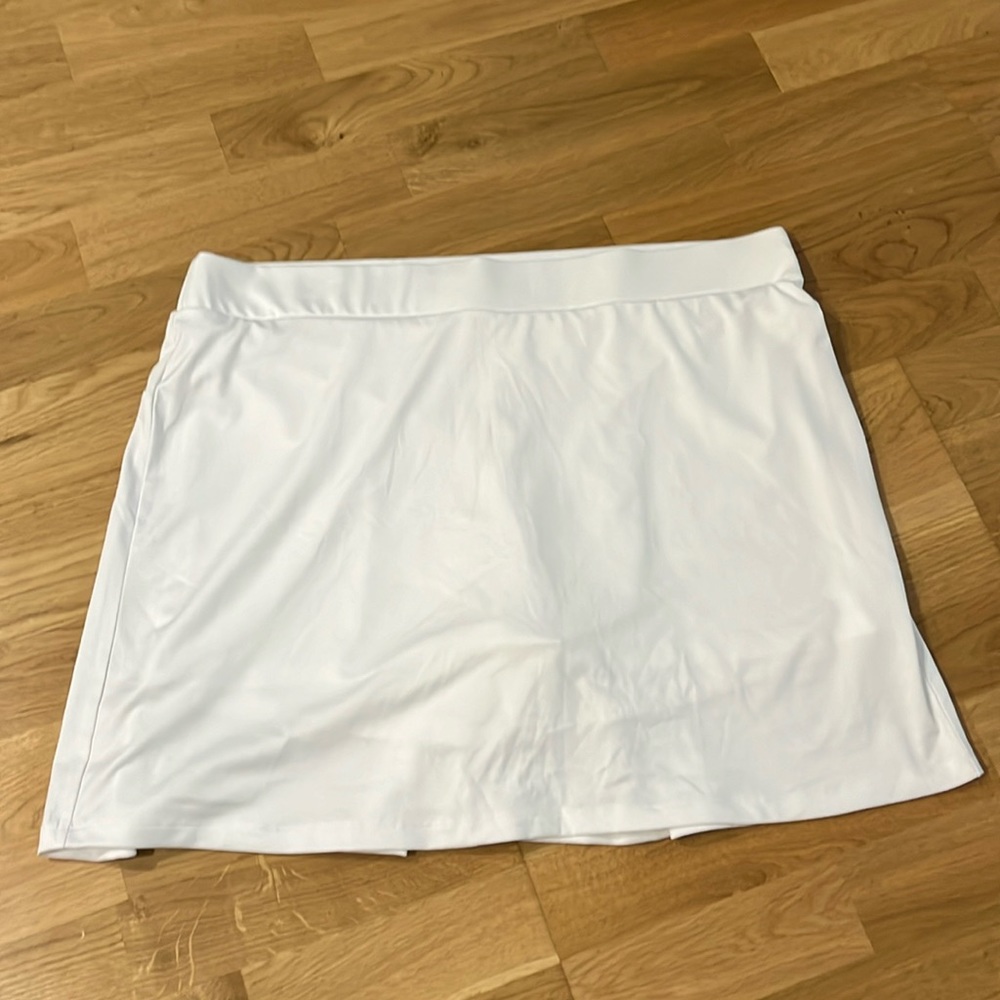 J.Crew Factory white athletic skort